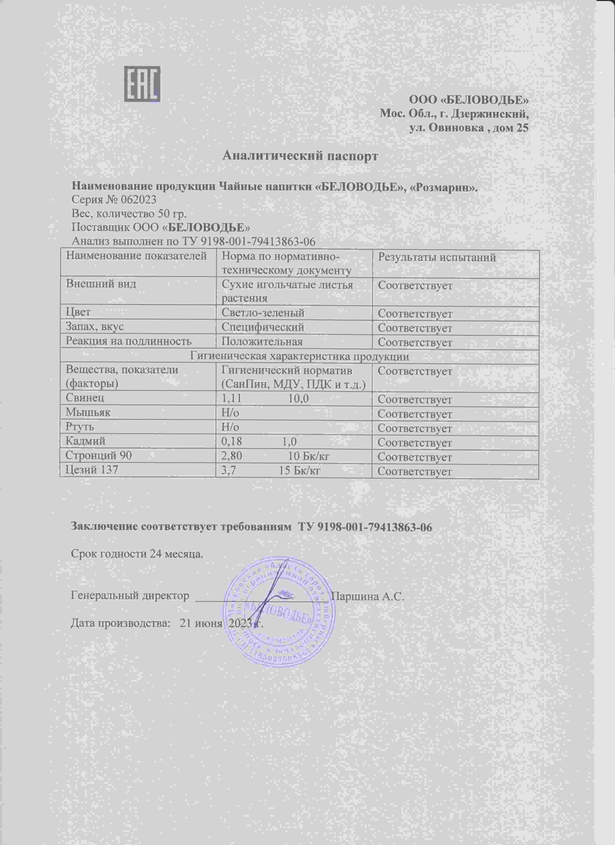 Паспорт №062023